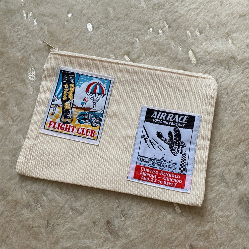 Vintage Flight Patch Pouch